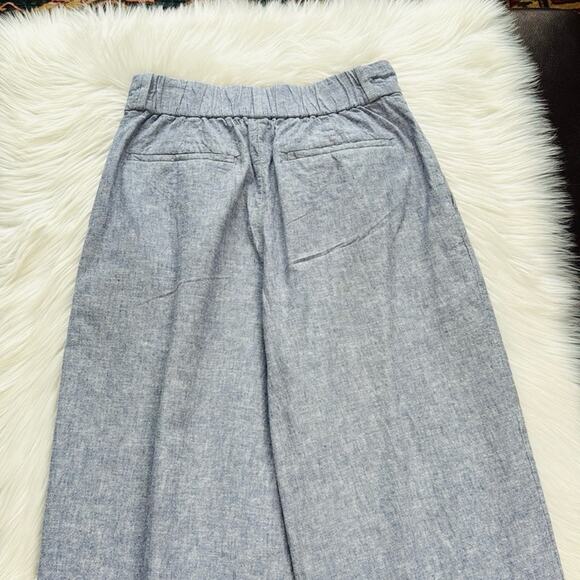 Uniqlo Blue Linen Blend Trousers - Picture 6 of 6
